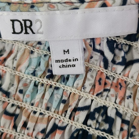 DR2 Daniel Rainn Boho Medallion Print Dress M - Picture 5 of 6